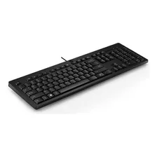 Teclado Con Cable Hp 125 Negro En Español Wired Keyboard Idioma Español Latinoamérica