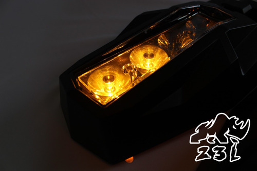 Espejos Retrovisores R8 Luz Led, Estrobo Para Rzr Y Can-am Foto 6