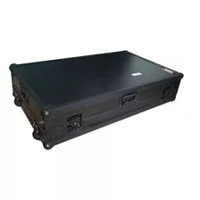 Case Pedais Black 90x40x20 Rodas Embutidas