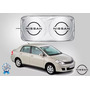 Cubresol Para Nissan Platina 2014 Sedan Con Logo T1