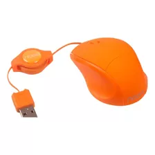 Mini Mouse Noga Ngm-418 Óptico Usb Cable Retráctil Portátil
