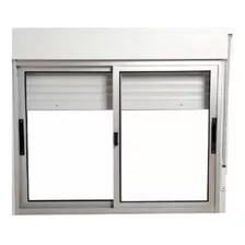 Ventanas Monoblock De Aluminio Con Cortina Pvc De 100x100