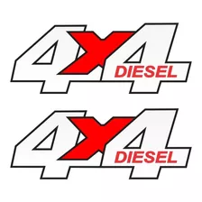 Par Adesivos 4x4 Diesel Troller 2006 18