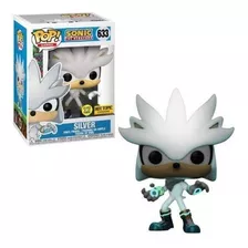 Funko Pop Silver #633 Hot Topic Sticker - Sonic The Hedgehog