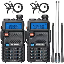 Paquete De 2 Uv-5r Radio Bidireccional Portátil Recar...