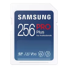 Memoria Samsung 256gb Pro Plus Uhs-i Sdxc 160 Mb/s