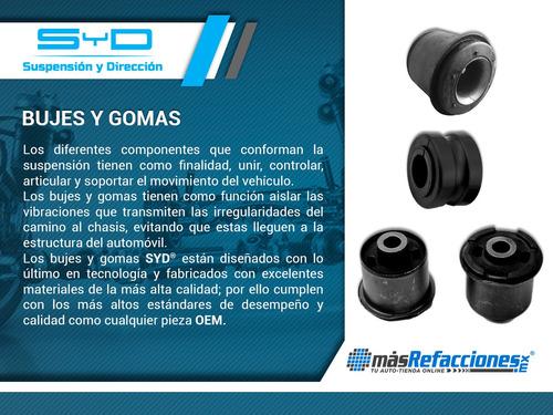 Juego Gomas Para Cremallera De Direccin Ford Escort 87-90 Foto 4