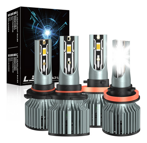 Kit De Faros Led 9005+h8/h9/h11 Y Luces Antiniebla H16 6000k