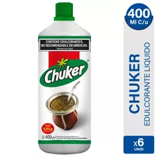 Edulcorante Chuker Clasico Liquido Grande Sin Tacc - Pack X6