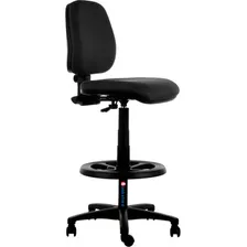 Silla Cajera Italiana Tela Negro | Ergonómica | Bookstore