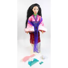 Barbie Boneca Mulan Brinquedo Antigo Coleção Disney Mattel