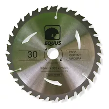 Hoja De Sierra Circular Para Madera 165mm 30 Dientes Equus