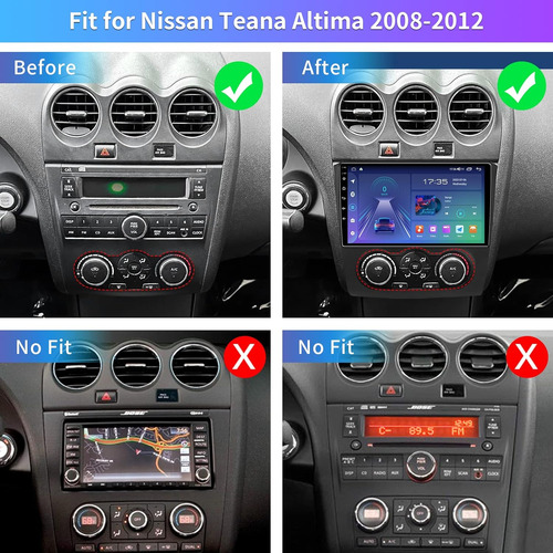 432g Android 13 Radio De Coche Para Nissan Altima 2008-2012  Foto 2