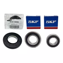 Kit Rolamentos + Retentor Lavadora E Lava E Seca Samsung Skf