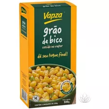 Grão De Bico Cozido No Vapor Vapza 500g