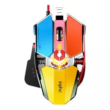 Mouse Gamer Alámbrico Inphic Pg6 Aluminio Rgb 12800 Dpi