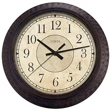 Reloj Pared Analógico Lacrosse 404-2635, 14 , Rustic Brown