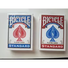 Pack 2 Barajas Cartas Rojoazul Bicycle Standard Juegos/magia