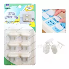 Tapa Protectora De Enchufe Seguridad Para Bebe X 6