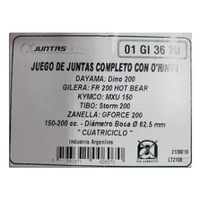 Juntas Motor Completo Gillera Fr 200 Hot Bear