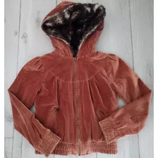 Campera De Plush Con Pelo Kosiuko Mujer Talle S