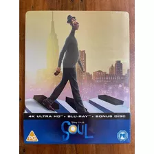 4k + Bluray Steelbook Soul - Disney Pixar - Lacrado