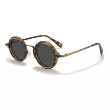 Dante Steampunk Vintage Gafas De Sol Redondas Polarizadas Pa