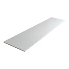 1 Prateleira De Parede Tampo 120x30 Madeira Mdf Branco