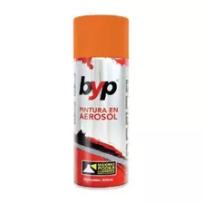 Pintura Aerosol Esmalte Acrílico Byp Naranja Fluorescente 