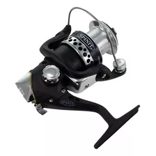  Reel Frontal Caribean 60 Pesca Variada Rio Agente Oficial Color Negro