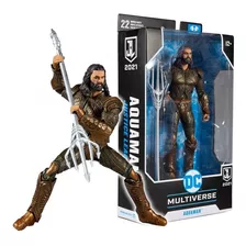 Boneco Aquaman Mcfarlane Toys 17cm + Brinde