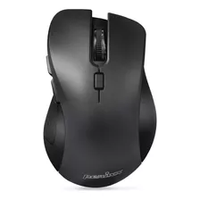 Mouse Inalambrico Ergonomico Negro 4 Botones