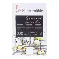 Block Hahnemuhle Concept Blanco Natural A4 220 Gr 20 Hojas