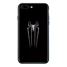 Funda Case Para iPhone Modelos Spiderman Brilla Proteccion