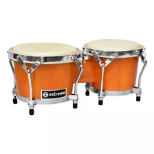 Bongo 7 Y 8 Naranja Aro Cromado Extreme Exbg003 )