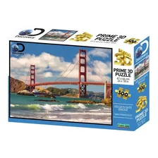 Puzzle 3d Puente Golden Gate 500 Piezas Prime 3d - Dgl Games