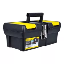 Caja De Herramientas De Plástico Stanley 13-013, 12,5 Pulgadas (312 Mm), Color Negro Y Amarillo