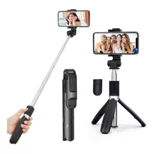 Tripé Multifuncional Sem Fio Bt Selfie Stick Para Celular