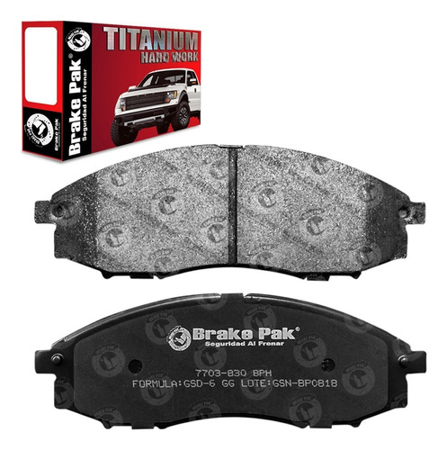 Foto de Pastillas De Frenos Marca Brake Pak Para Nissan Quest