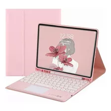 Carcasa Funda Teclado Para iPad Tablet Linkon 10.2 10.9 +pad Color 10.2 Pink