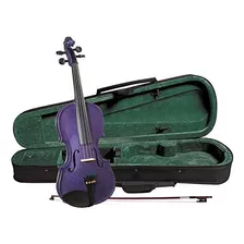 Cremona Sv-75 Premier Novice Violin Outfit - Púrpura Brillan