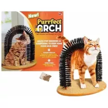 Brinquedo Arco Massageador Com Catnip Arranhador Gatos