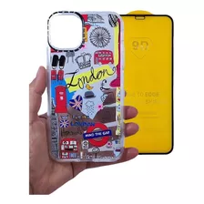 Funda Diseño Y Mica Cristal 9d Para iPhone 12 / 12 Pro