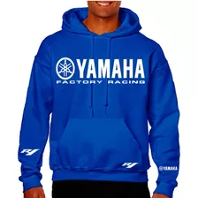 Sudadera Moto Yamaha R1 Azul