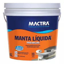 Manta Liquida Impermeabilizante P/ Laje Branca 12kg Mactra