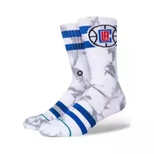 Meia Stance Cano Medio Nba - Clippers Dyed