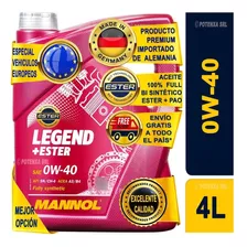 Aceite Mannol Legend 0w40 Bi-sintético Made In Germany