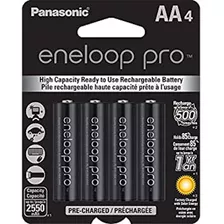 Pila Recargable Aa Panasonic Eneloop Pro Bk-3hcca Cilíndrica - Pack De 4 Unidades