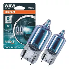 Lâmpada Osram Cool Blue W5w Next Gen T10 4000k 12v Par