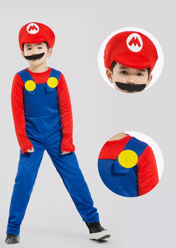 Disfraz Super Mario Bros Disfraz Luigi Niño